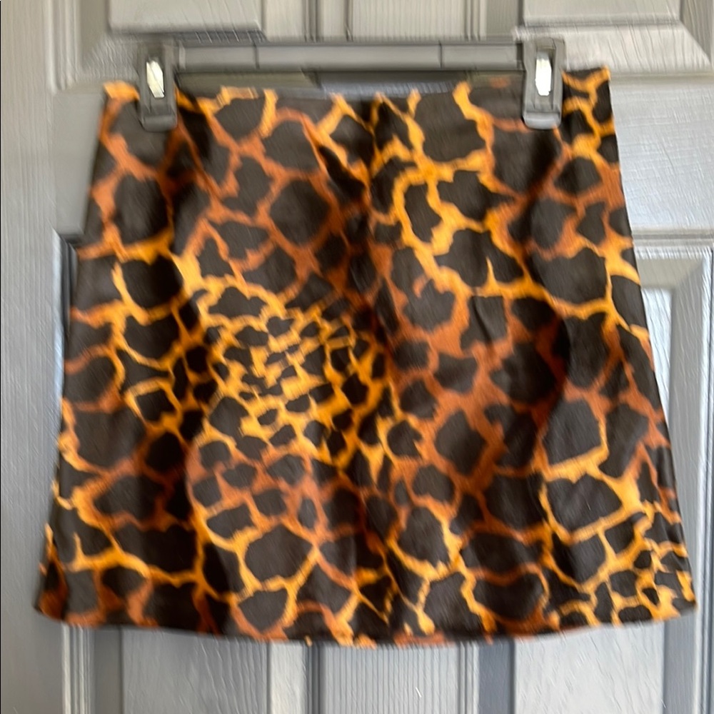 Y2K A.Byer  🦒 Animal Print Skirt & Top Set - Picture 6 of 9